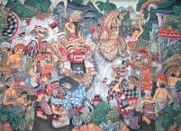 Barong-Rangda painting of Dewa Yasa (Ubud)