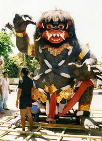Ogoh-Ogoh demon in Sanur (Ngerupuk)