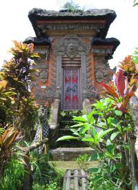 Kori Agung of the temple Pura Dalem Keliki
