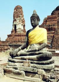 Wat Mahathat in Ayutthaya (Thailand)
